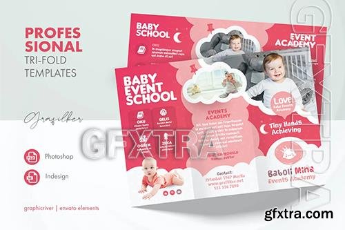 Baby Event Tri-Fold Templates ZFVKEMH