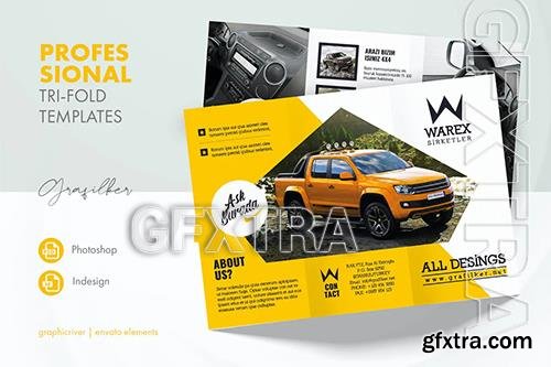 Automobile Introduction Tri-Fold Templates TT9J2LR