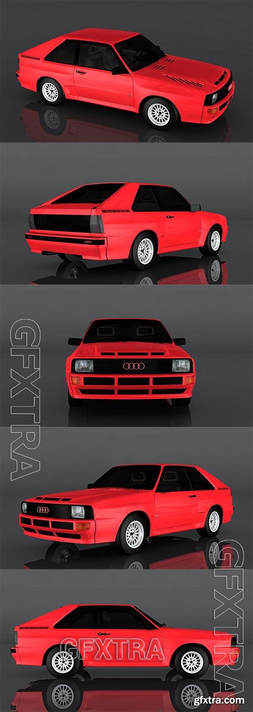 1983 Audi Sport 3D Model o93252