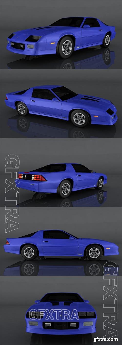 1990 Chevrolet Camaro 3D Model o93012