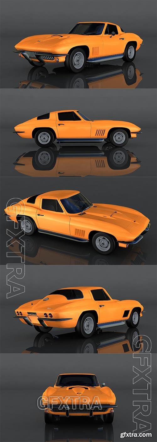 Chevrolet Corvette Sting Ray 3D Model o93580