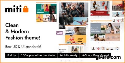 ThemeForest - Miti v1.0.2 - Elementor Fashion WooCommerce Theme - 33655588