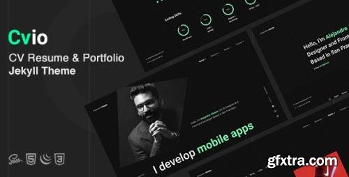 ThemeForest - Cvio v1.0 - CV Resume & Personal Portfolio Jekyll - 34060954