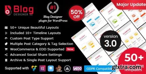 CodeCanyon - Blog Designer PRO for WordPress v3.3 - 17069678 - NULLED