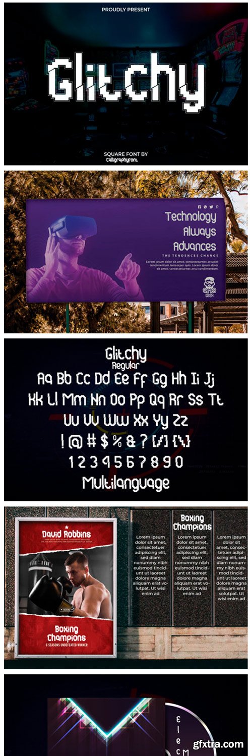 Glitchy Font