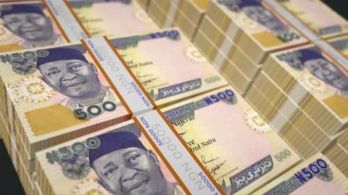 Videohive - Nigerian Naira money banknotes pack seamless loop - 34112975 - 34112975