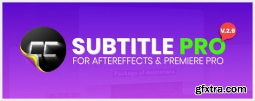 Subtitle Pro 2.8.0 for After Effects (Win/Mac)