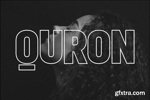 Quron Display typefaces + webfonts