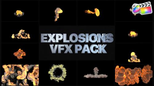 Videohive - Explosions Pack | FCPX - 34147117 - 34147117