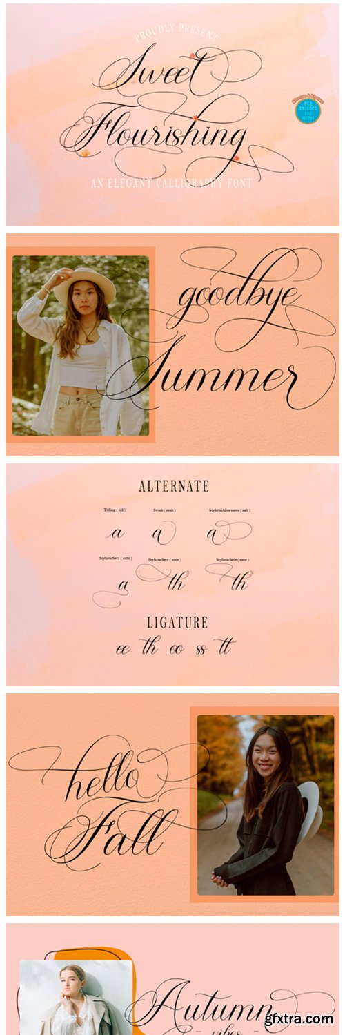 Sweet Flourishing Font