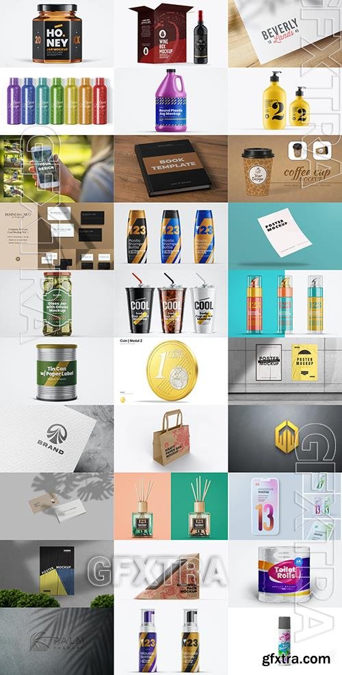 30 Different Mock-ups Bundle