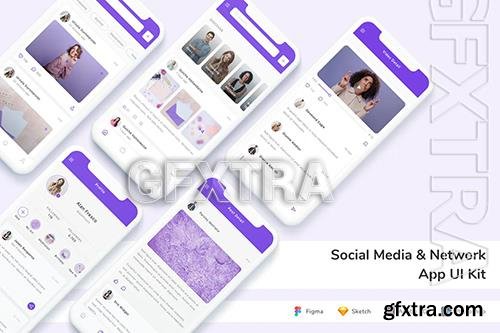 Social Media & Network App UI Kit 5LLVPBM