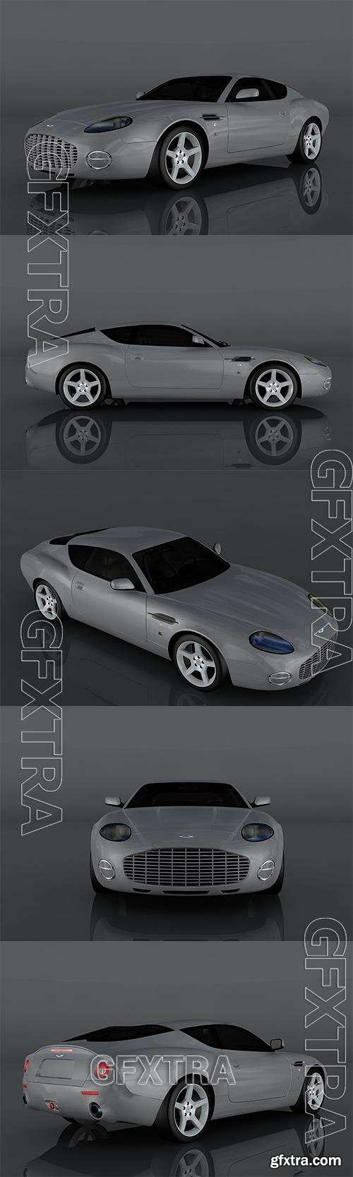 2003 Aston Martin DB7 3d model Model o175655