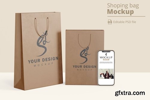 Shoping bag mockup