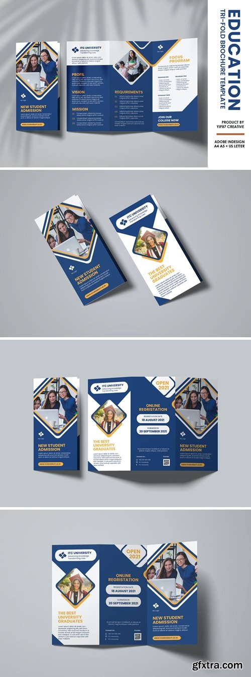 Education School - Design Course Trifold Brochure