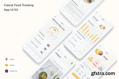 Calorie Food Tracking App UI Kit