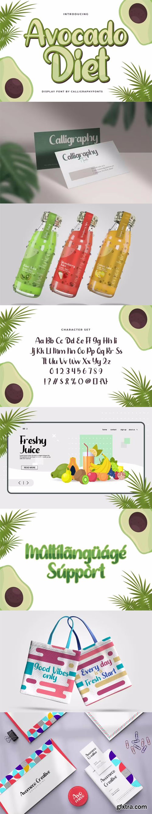 Avocado Diet - Display Sans Serif Font