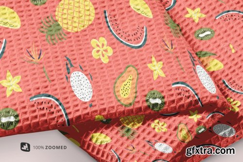 CreativeMarket - Kitchen Washcloth Mockup 5137747