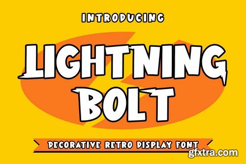 Lightning Bolt - Decorative Retro Display Font