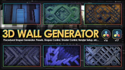 Videohive - 3D Wall Generator - 31993753 - 31993753