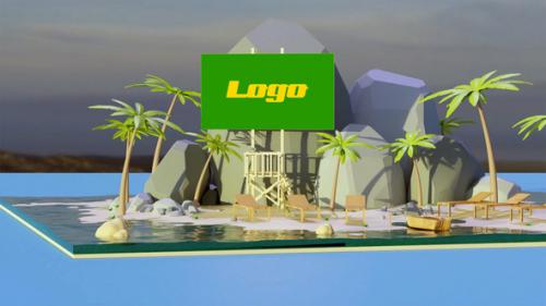 Videohive - Tropic Island Logo - 33634454 - 33634454