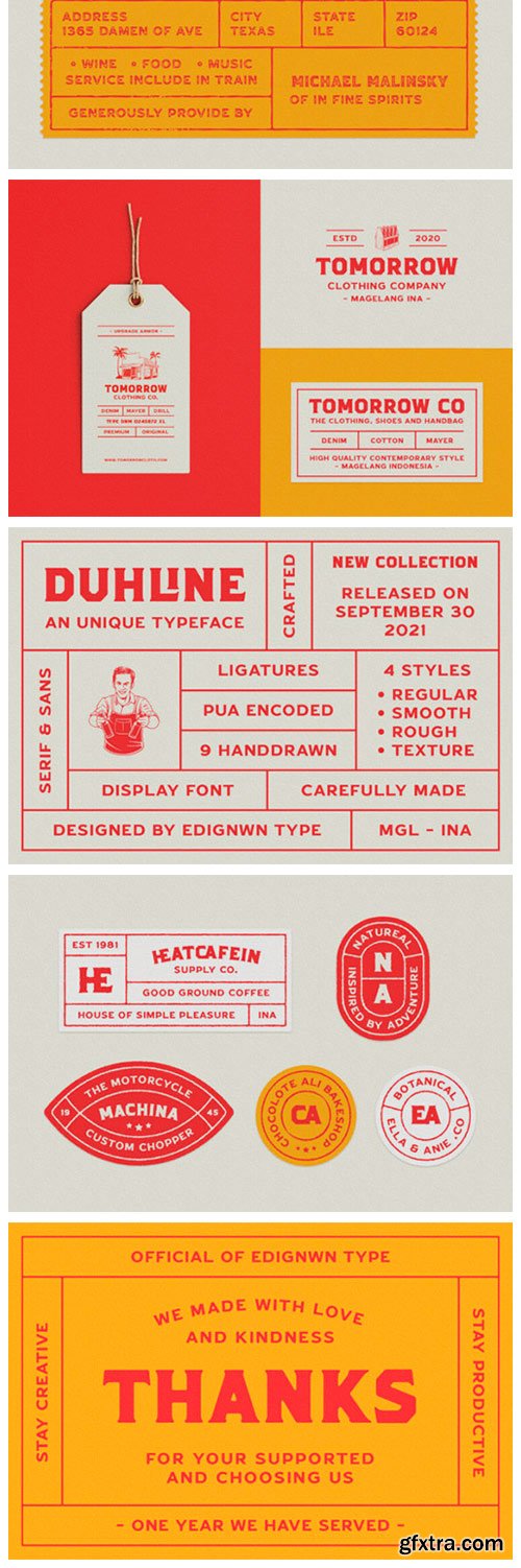 Duhline Font