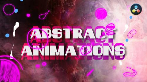 Videohive - Abstract Animations Pack 01 | DaVinci Resolve - 34041303 - 34041303