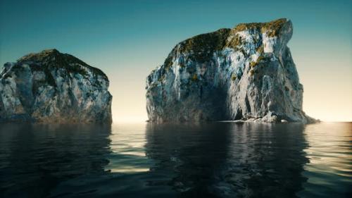 Videohive - Fjord Mountains with Rocks in Norway - 34136640 - 34136640