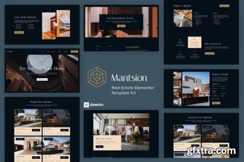 ThemeForest - Mantsion v1.0.0 - Real Estate Elementor Template Kit - 34147142