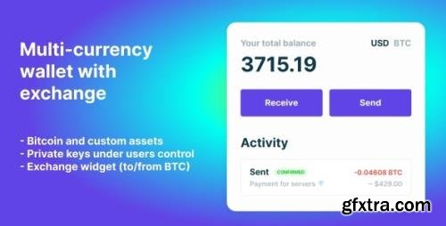 CodeCanyon - Bitcoin, Ethereum, ERC20 crypto wallets with exchange v1.1.657 - 23532064
