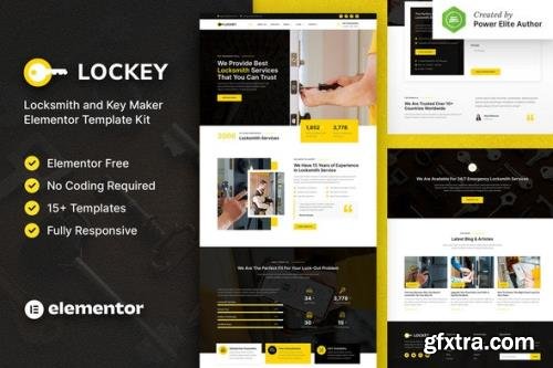 ThemeForest - Lockey v1.0.0 - Locksmith and Key Maker Service Elementor Template Kit - 34173528