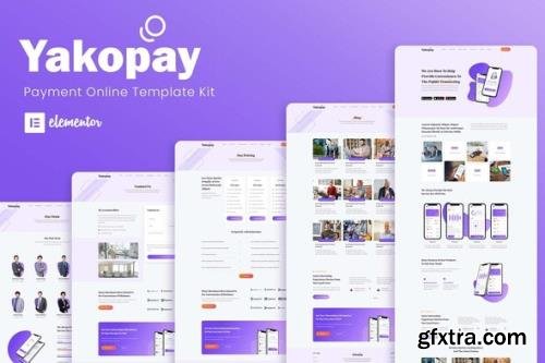 ThemeForest - Yakopay v1.0.0 - Online Payment App Elementor Template Kit - 34138538