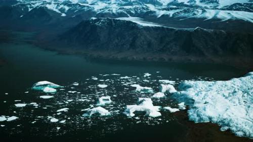 Videohive - Panoramic View of Big Glacier at Alaska - 34136834 - 34136834