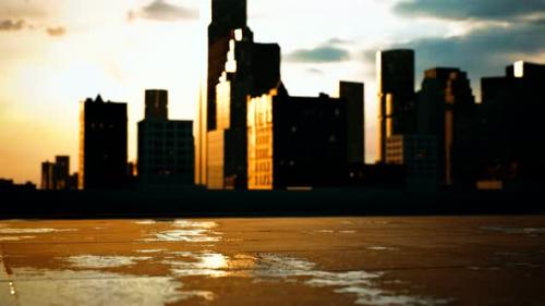 Videohive - Skyscrapers of Big City at Sunset - 34136912 - 34136912