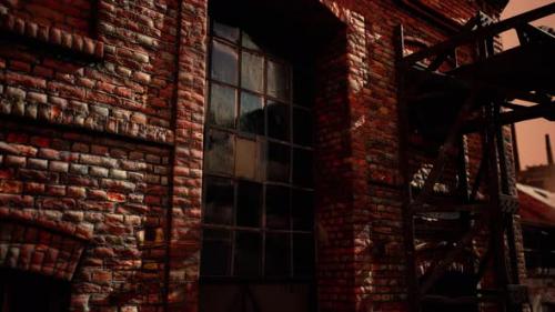 Videohive - Abandoned Industrial Buildings of Old Factory - 34137069 - 34137069