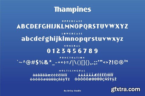 Thampines Font