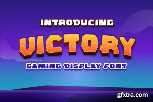 Victory Gaming Display Font