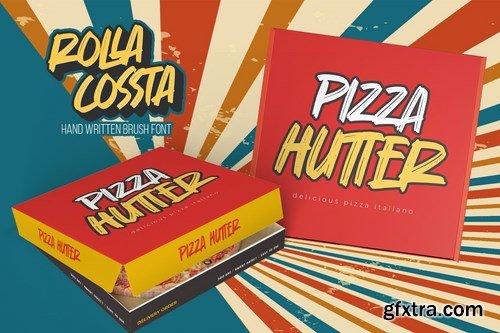 Rolla Cossta - Handwritten Brush Font