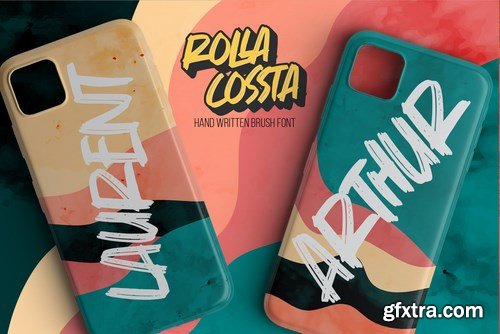 Rolla Cossta - Handwritten Brush Font