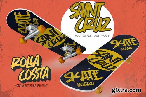 Rolla Cossta - Handwritten Brush Font