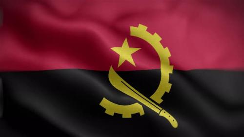 Videohive - Angola Flag Front - 34156099 - 34156099