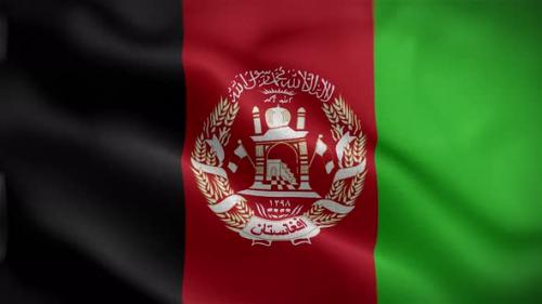 Videohive - Afghanistan Flag Front - 34156106 - 34156106