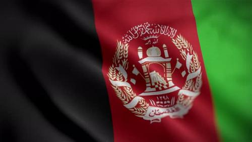 Videohive - Afghanistan Flag Angle - 34156108 - 34156108