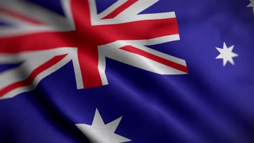 Videohive - Australia Flag Angle - 34156111 - 34156111