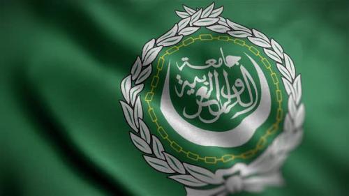 Videohive - Arab League Flag Angle - 34156115 - 34156115