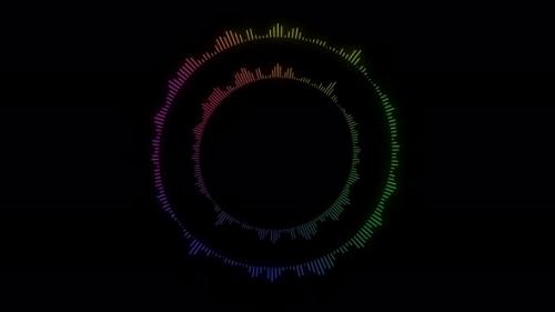 Videohive - Colored Audio Spectrum Equalizer - 28298572 - 28298572