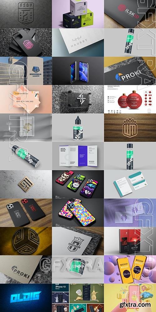 33 Different Mock-ups Bundle