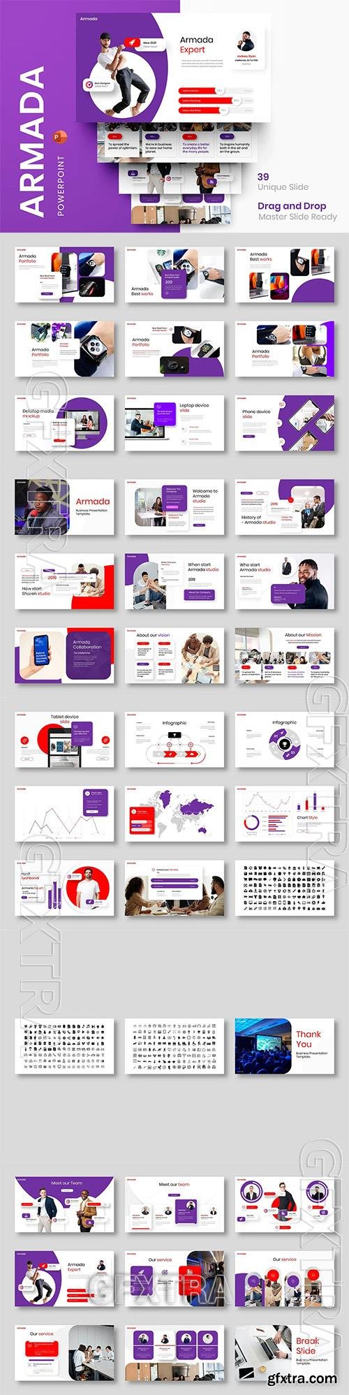 Armada - Business Powerpoint, Keynote and Google Slides Template  