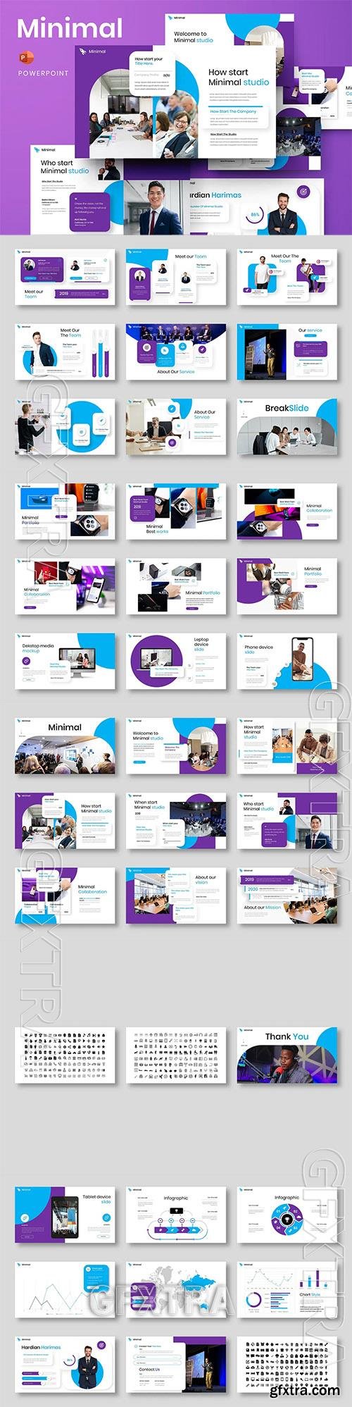 Minimal – Business Powerpoint, Keynote and Google Slides Template  