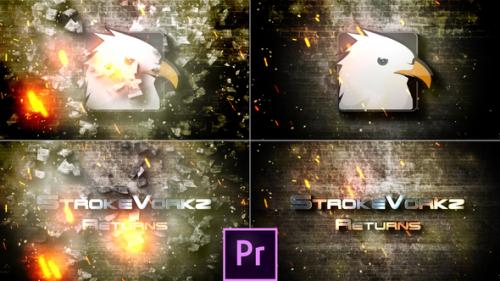 Videohive - Cinematic Fire Impact Logo - Premiere Pro - 34006116 - 34006116